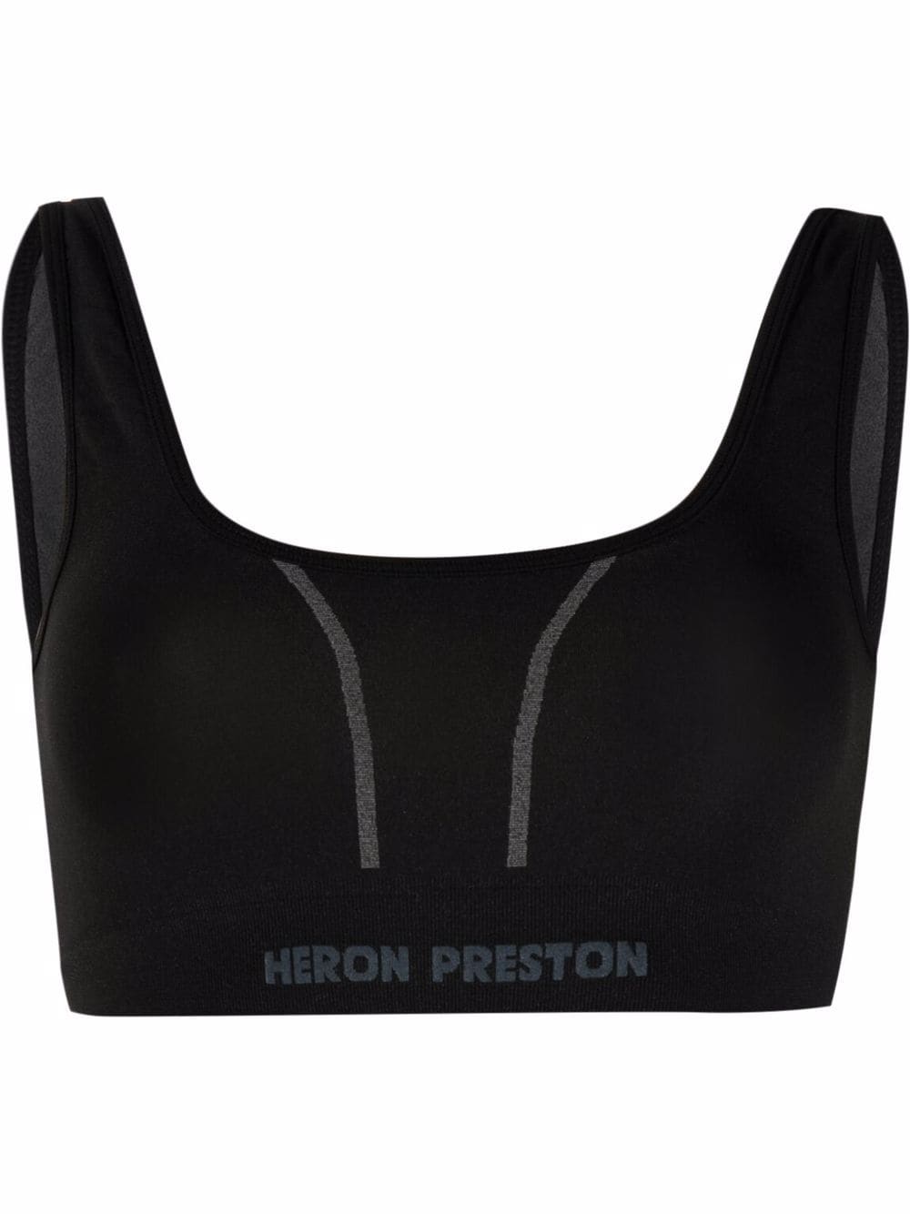 Heron Preston Cropped-Top mit Logo - Schwarz von Heron Preston