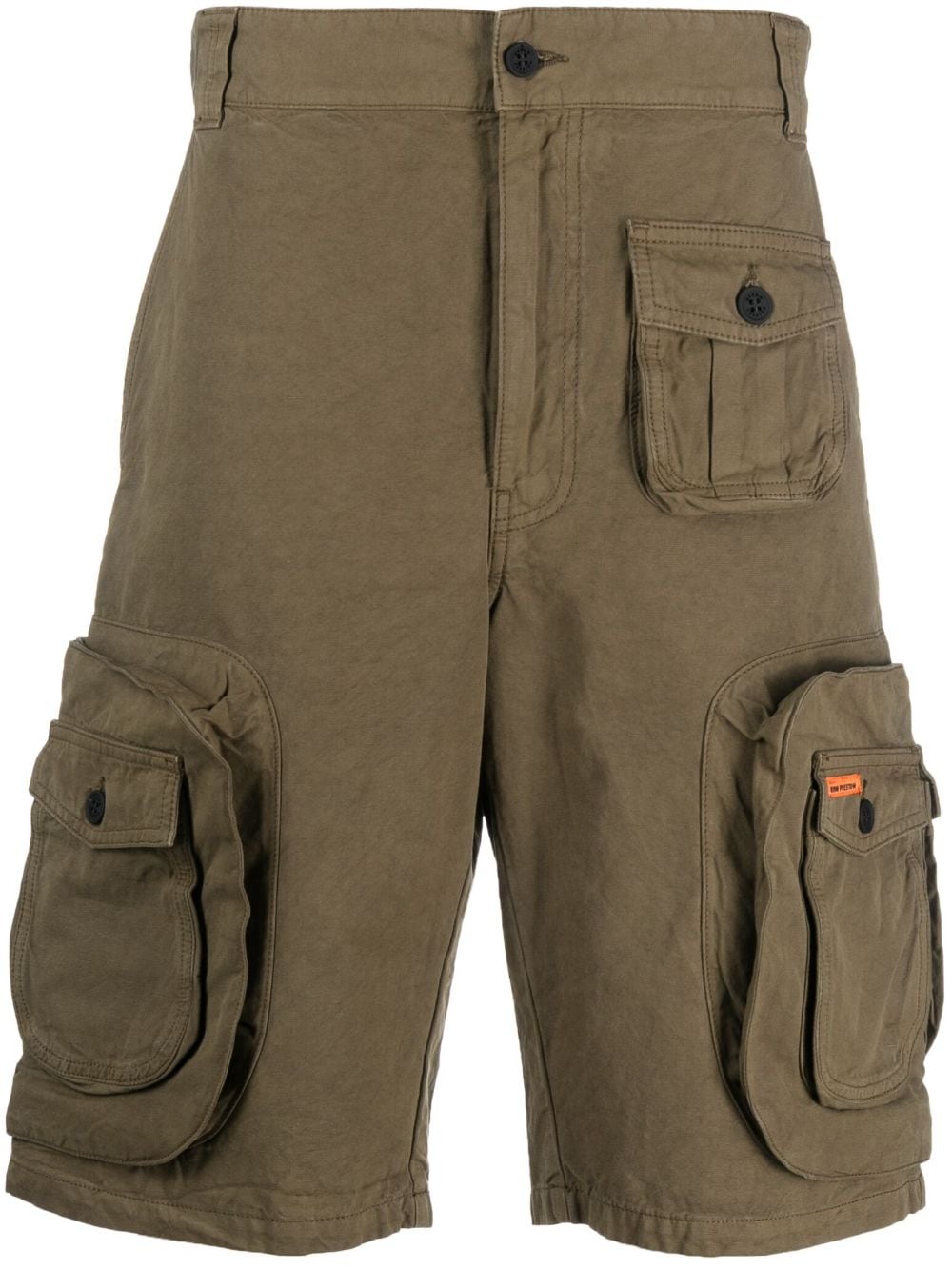 Heron Preston Cargo-Shorts mit Logo-Patch - Grün von Heron Preston