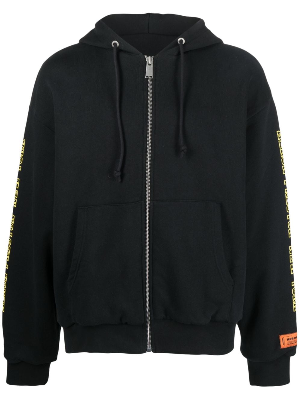 Heron Preston Kapuzenjacke mit Logo-Print - Schwarz von Heron Preston