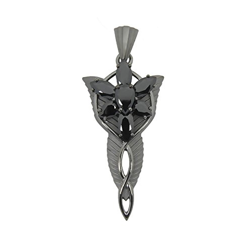 Herr der Ringe Arwens Abendstern schwarz Dark Years Collection 925 Silber von Herr der Ringe