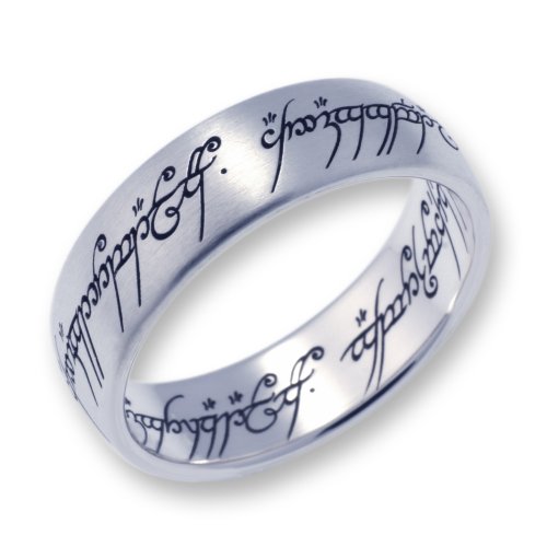 Herr der Ringe Schmuck by Schumann Design Der eine Ring Titan Rg 52 2000-052 von Herr der Ringe