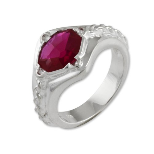 Herr der Ringe Schmuck by Schumann Design Narya Ring 925 Sterling Silber Rg 60 1006-060 von Herr der Ringe