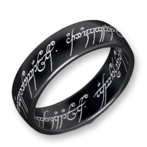 Herr der Ringe Schumann Design Ring Titan-Blackline Rg 60 2001-060 von Herr der Ringe