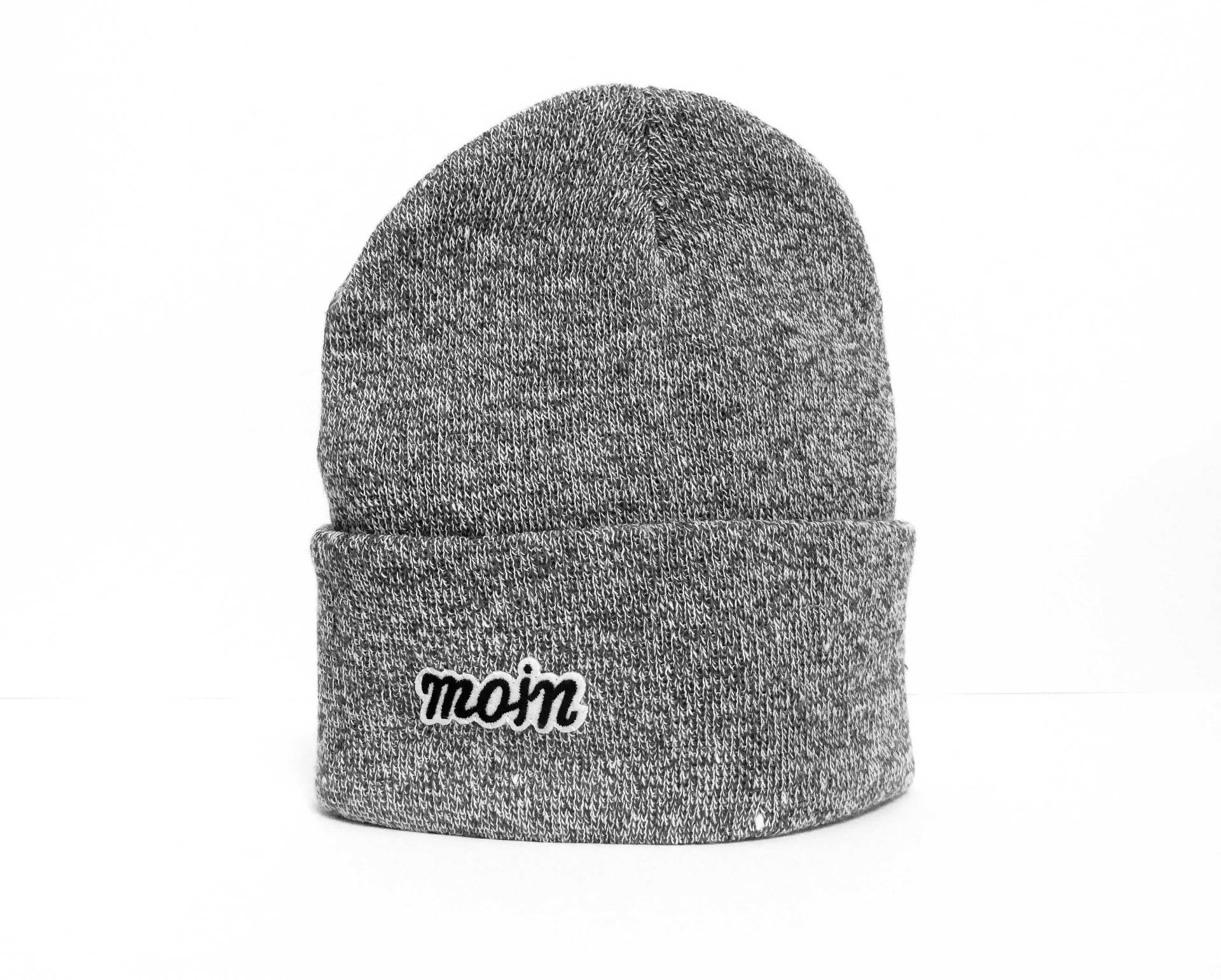 Mütze Moin Beanie Herr Fuchs Patch Grau von HerrFuchs