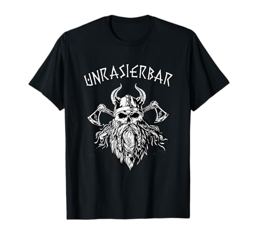 Herren Bartträger Bart Wikinger Lustig Spruch Unrasierbar T-Shirt Herren Bartträger Bart Wikinger Lustig Spruch Unrasierbar T-Shirt von Herren Bartträger Bart Wikinger Lustig Spruch