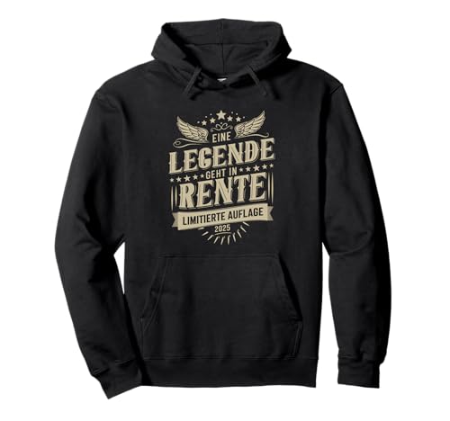 Herren Endlich Rentner Geschenke Rente 2025 Ruhestand Pullover Hoodie von Herren Endlich Rentner Geschenke