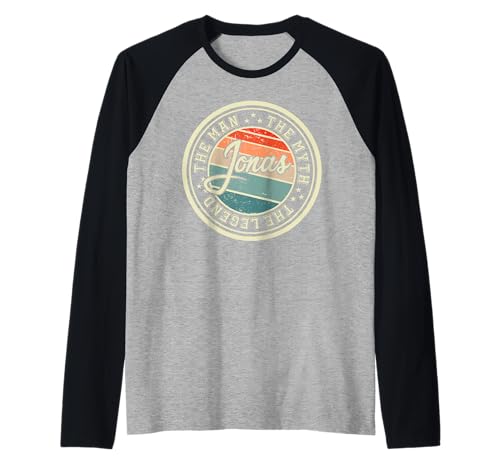 The Man The Myth The Legend Jonas lustiger Spruch Vorname Raglan The Man The Myth The Legend Jonas lustiger Spruch Vorname Raglan von Herren Jungen Männer Jonas Name Geschenkidee