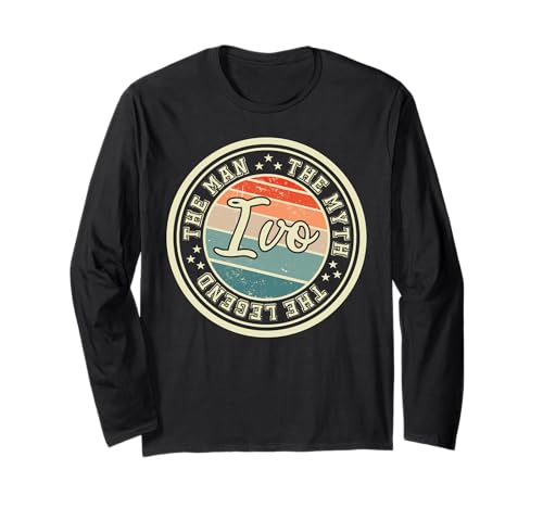The Man The Myth The Legend Lustiger Spruch Vorname Ivo Langarmshirt The Man The Myth The Legend Lustiger Spruch Vorname Ivo Langarmshirt von Herren Jungen Männer Name Ivo Geschenkidee