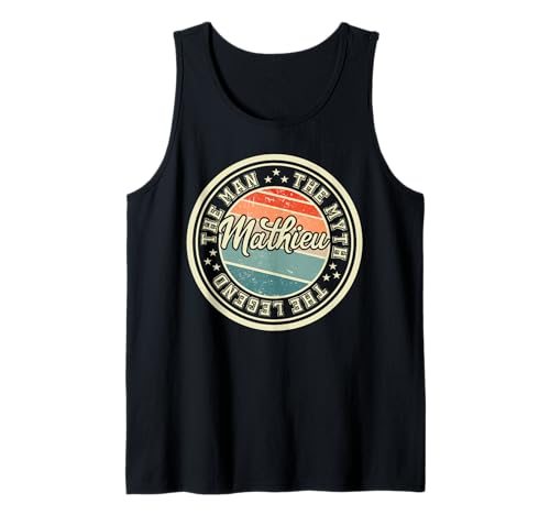 The Man The Myth The Legend Mathieu Lustiger Spruch Vorname Tank Top The Man The Myth The Legend Mathieu Lustiger Spruch Vorname Tank Top von Herren Jungen Männer Name Mathieu Geschenkidee