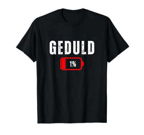 Patience 1% Sarcastic Sayings for Men Funny T-Shirt Patience 1% Sarcastic Sayings for Men Funny T-Shirt von Herren Lustige Sprüche Geduld 1% für Männer
