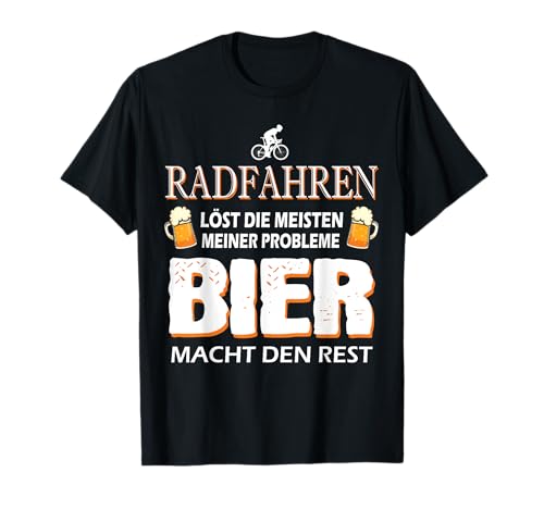 Herren Radfahrer Geschenkideen - Radfahren & Bier löst alle Probleme - Lustiges Radfahrer T-Shirt Schwarz S Klassisch Crew-Neck T-Shirt mit kurzen Ärmeln Herren Radfahrer Geschenkideen - Radfahren & Bier löst alle Probleme - Lustiges Radfahrer T-Shirt Schwarz S Klassisch Crew-Neck T-Shirt mit kurzen Ärmeln von Herren Radfahrer Geschenkideen