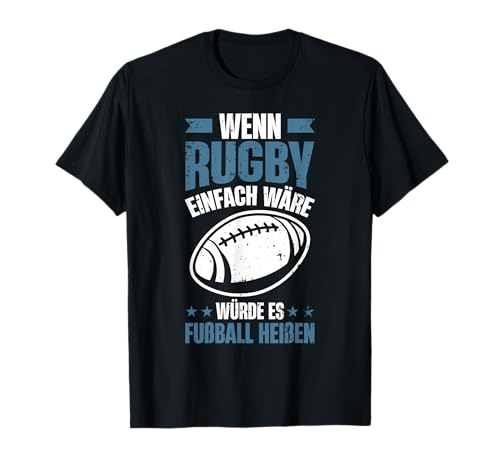 Herren Rugbyspieler Geschenke Rugby Spieler Wenn Rugby Einfach Wre Es Fuball Schwarz T-Shirt S EU Klein Crew-Ausschnitt Halbarm Herren Rugbyspieler Geschenke Rugby Spieler Wenn Rugby Einfach Wre Es Fuball Schwarz T-Shirt S EU Klein Crew-Ausschnitt Halbarm von Herren Rugbyspieler Geschenke