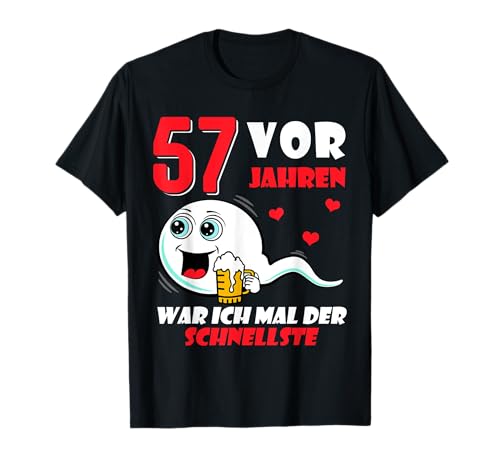 Herren Vor 57. Jahren war mal Schnellste 57. Geburtstag Mann T-Shirt Herren Vor 57. Jahren war mal Schnellste 57. Geburtstag Mann T-Shirt von Herren Vor Schnellste Geburtstag Mann