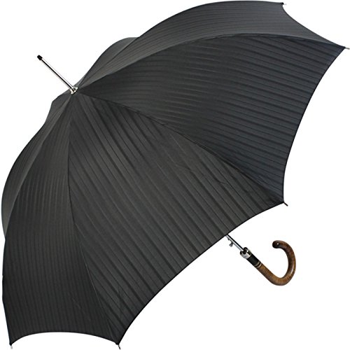 Doppler Manufaktur Herren Stockschirm Diplomat Orion schwarz gestreift von doppler Manufaktur