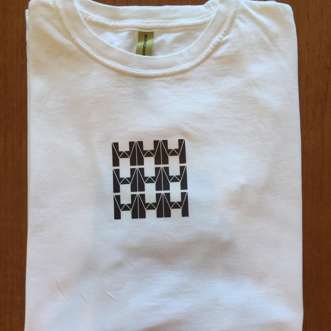 Hw Square Logo T-Shirt White Organic Cotton Hw Square Logo T-Shirt White Organic Cotton von HerringWerkstatte