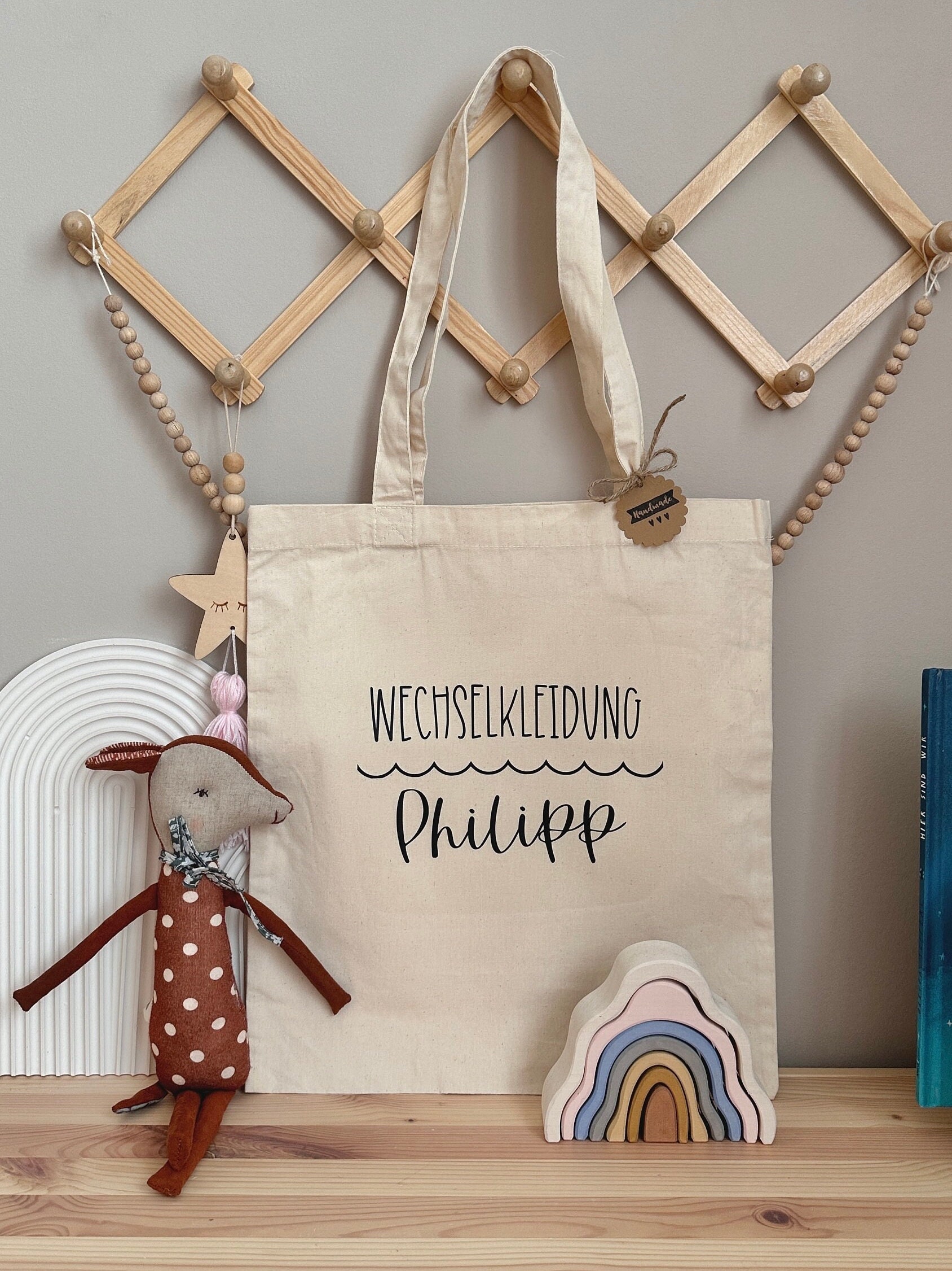 Personalisierter Stoffbeutel | Name Wechselkleidung Kindergarten Tasche Geschenk Kleidung Jutebeutel Wechselsachen Personalisierter Stoffbeutel | Name Wechselkleidung Kindergarten Tasche Geschenk Kleidung Jutebeutel Wechselsachen von HerrlichbyLuisa