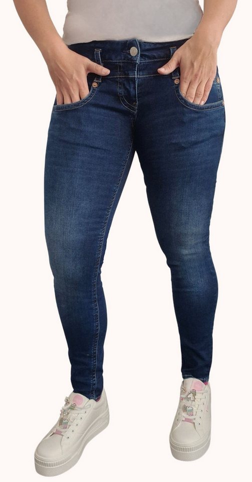 Herrlicher 5-Pocket-Jeans Piper Slim Jeans aus reused Denim von Herrlicher
