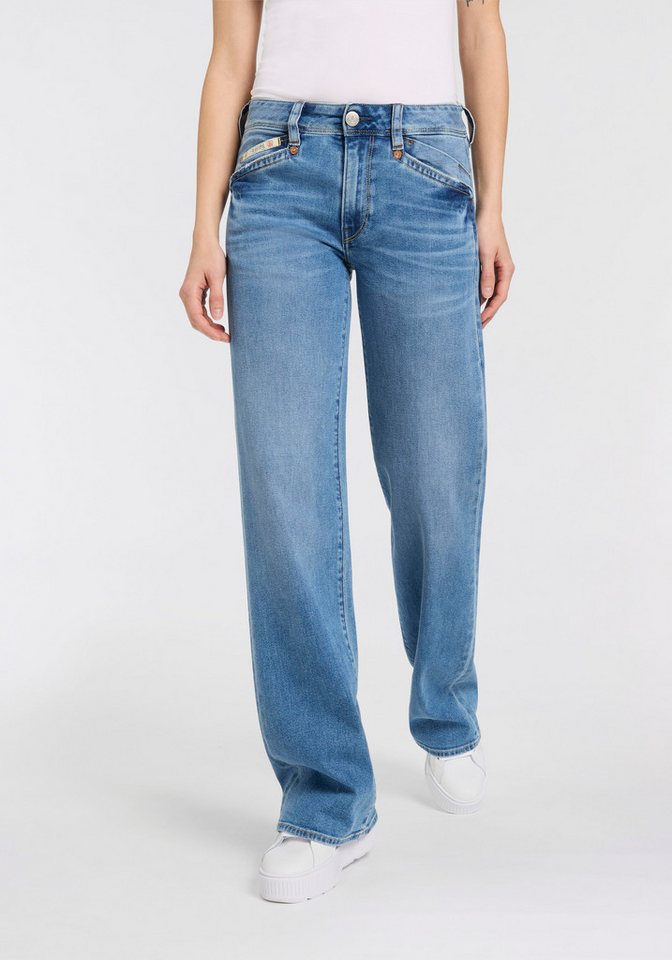 Herrlicher 5-Pocket-Jeans Prime New Denim Comfort mit Spitzbund hinten von Herrlicher