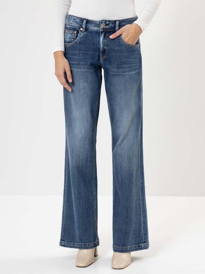 Herrlicher Bootcut-Jeans Edna Denim Comfort Flared Jeans mit weit ausgestelltem Bein von Herrlicher
