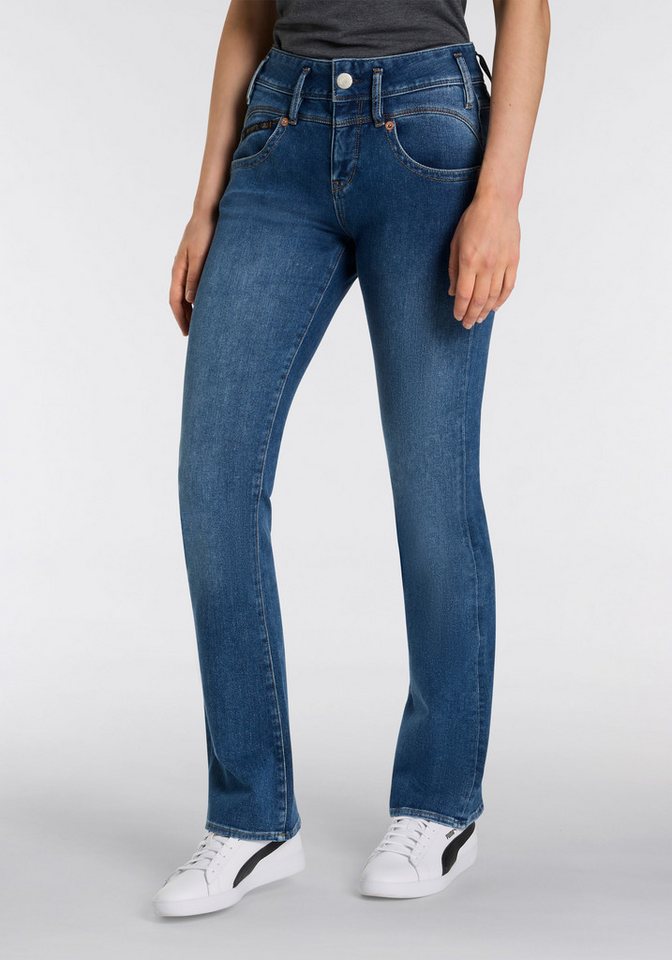 Herrlicher Bootcut-Jeans Pearl Boot Denim Cashmere Touch mit Spitzbund von Herrlicher