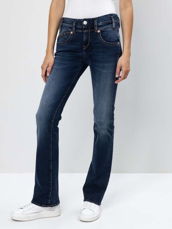 Herrlicher Bootcut-Jeans Pearl Boot Denim Stretch Mit recycelter Baumwolle von Herrlicher