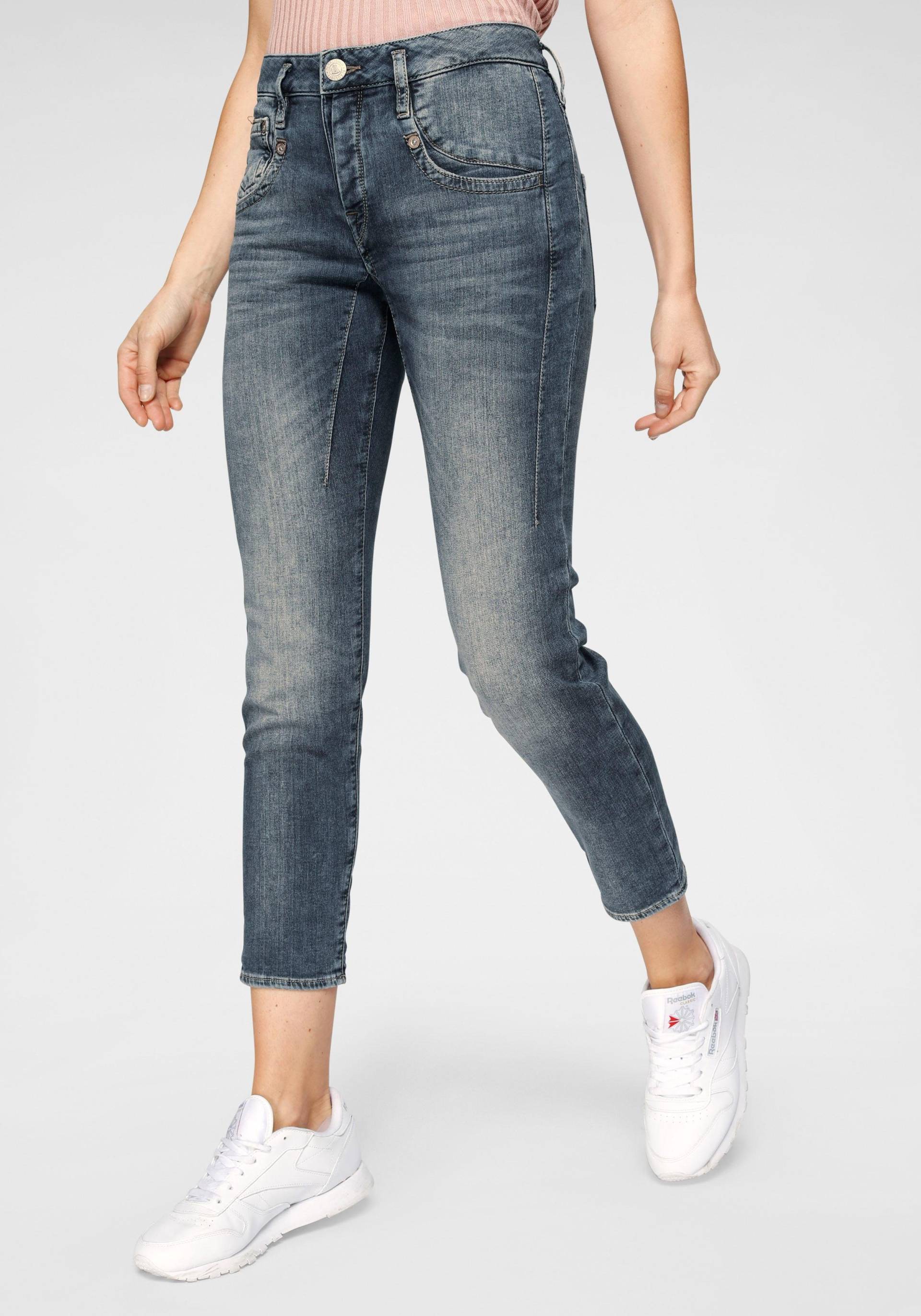 Herrlicher Boyfriend-Jeans "SHYRA CROPPED", High Waist Powerstretch von Herrlicher