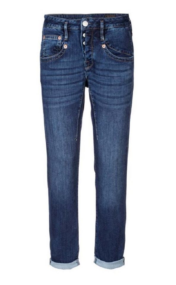 Herrlicher Boyfriend-Jeans Shyra Cropped Jogg Denim 5318 D9648 Weiche Sweat Denim Qualität von Herrlicher