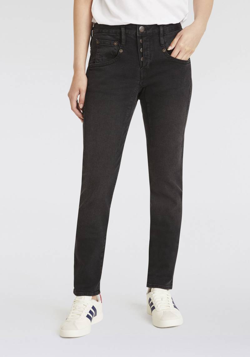 Herrlicher Boyfriend-Jeans "Shyra Long Denim Black Stretch" von Herrlicher