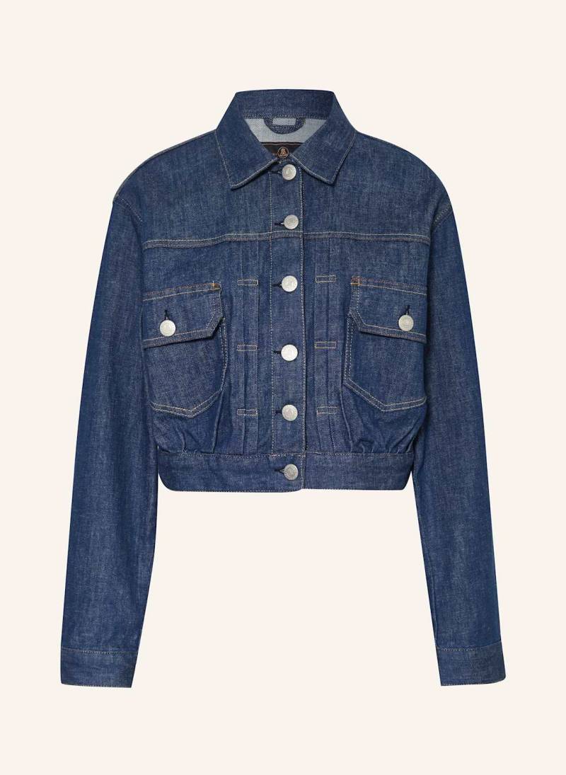 Herrlicher Cropped-Jeansjacke Dotty blau von Herrlicher