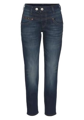 Herrlicher Damen Bijou Denim Stretch Jeans, Bust Thunder L30, W32/L30 von Herrlicher