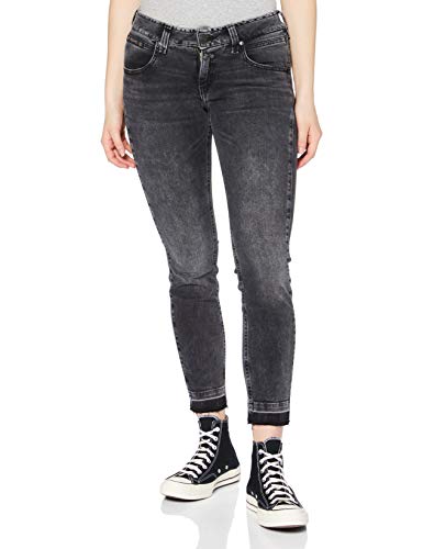 Herrlicher Damen Cropped Denim Black Cashmere Touch Jeans, Tar 623, 27 von Herrlicher