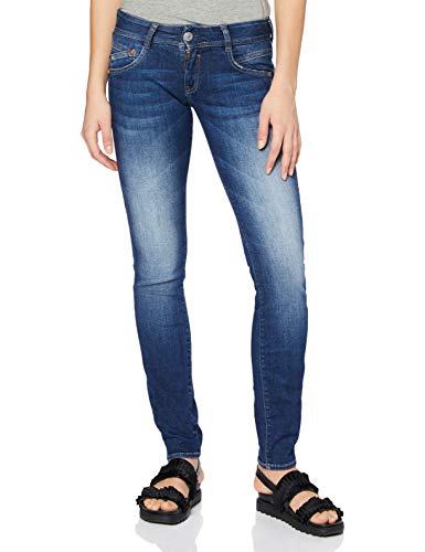 Herrlicher Damen Gila Slim Organic Denim Jeans, Blue Desire 866, W31/L32 von Herrlicher