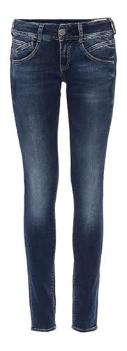 Herrlicher Damen Gila Slim Reused Denim Jeans, Scrub L30, W28/L30 von Herrlicher