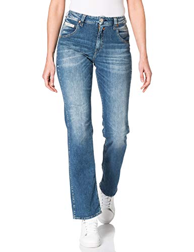 Herrlicher Damen HI Straight Cashmere Touch Denim Jeans, Mariana Blue 833, W28/L30 von Herrlicher