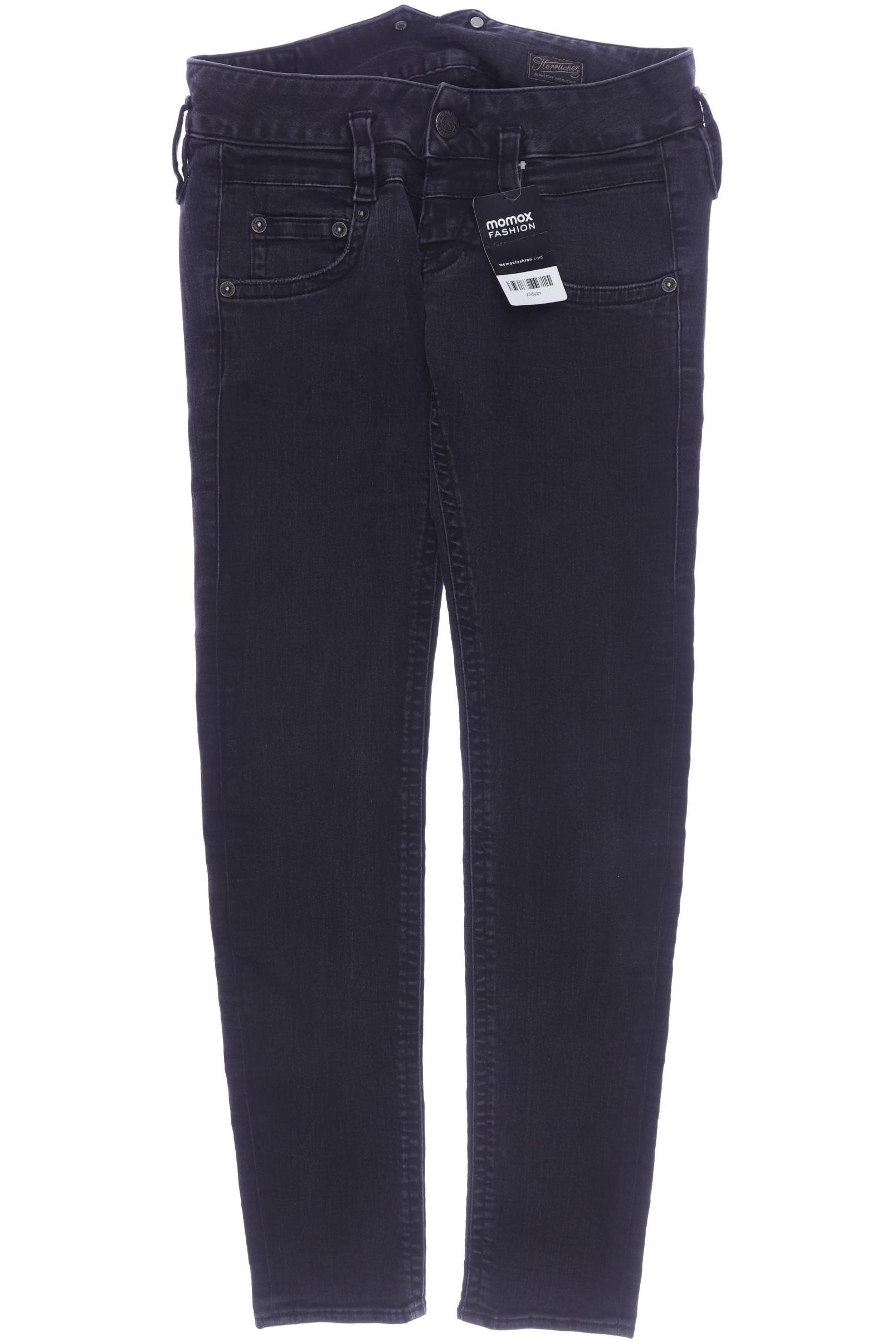 Herrlicher Damen Jeans, schwarz von Herrlicher