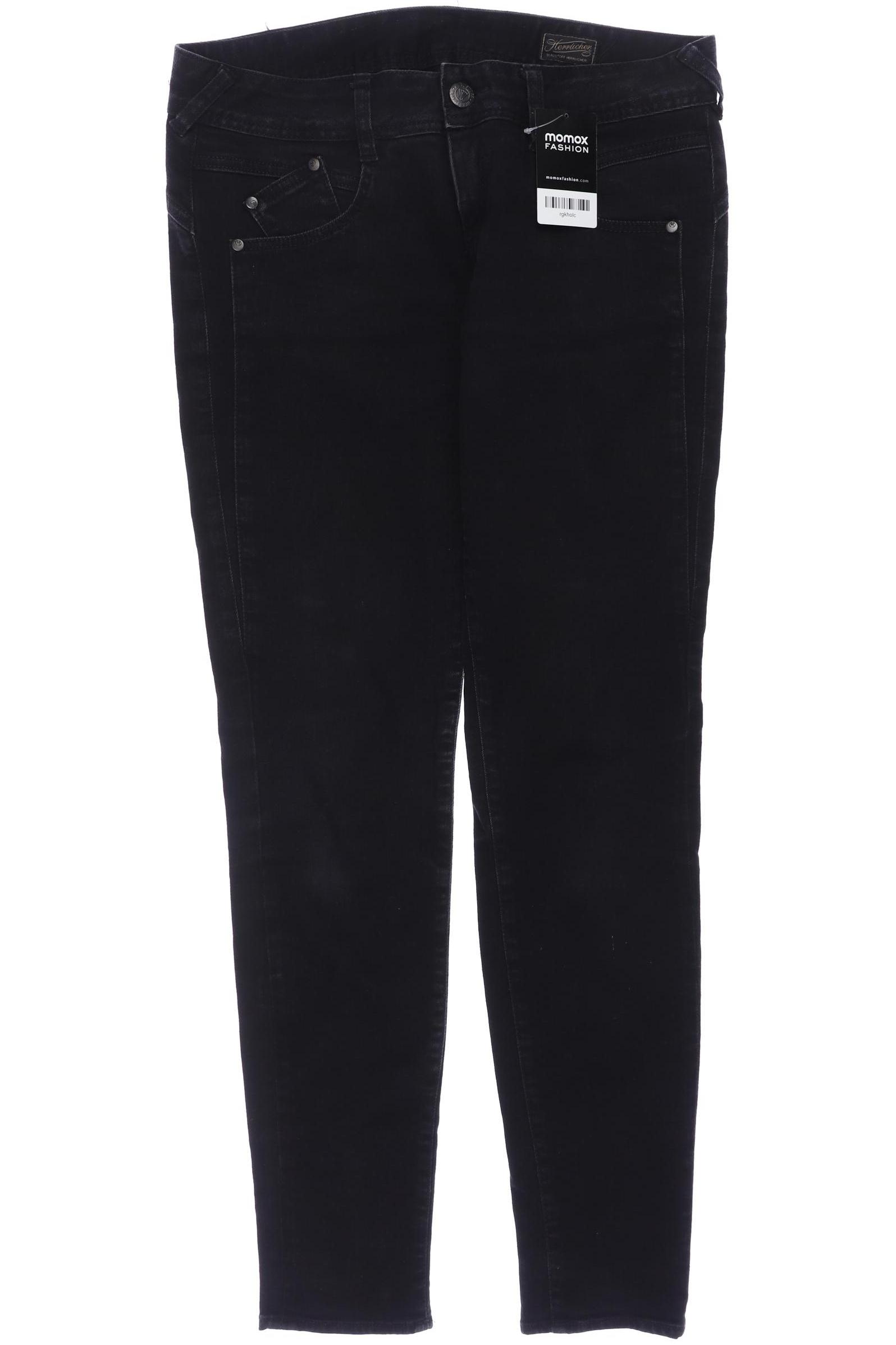 Herrlicher Damen Jeans, schwarz von Herrlicher