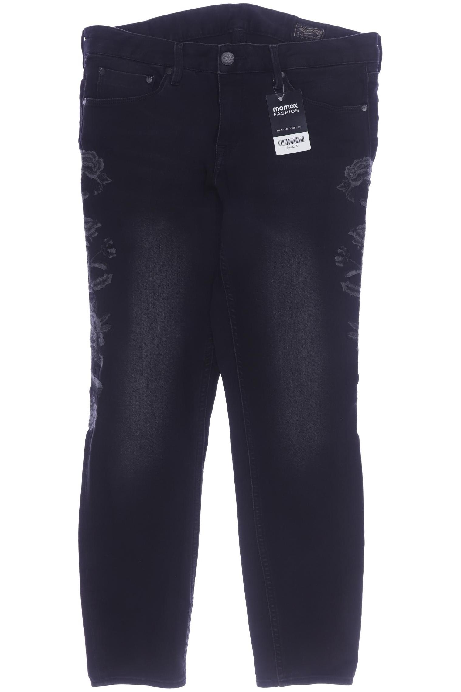 Herrlicher Damen Jeans, schwarz von Herrlicher