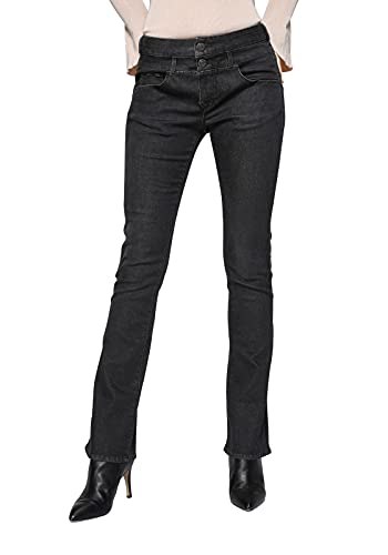 Herrlicher Damen Jeans Baby Boot (817 Dark Black, 26W / 32L) von Herrlicher