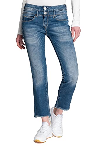 Herrlicher Damen Jeans Baby Cropped Größe 31 Blau (blau) von Herrlicher