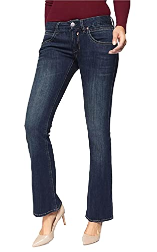 Herrlicher Damen Jeans Doro Flared Bootcut (Amazing Blue 805, 28W / 32L) von Herrlicher