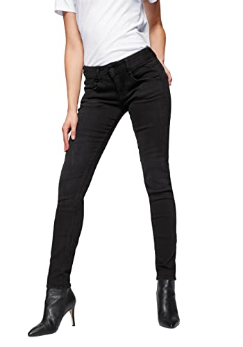 Herrlicher Damen Jeans Gila Slim (30W / 32L, 813 lamp Black) von Herrlicher