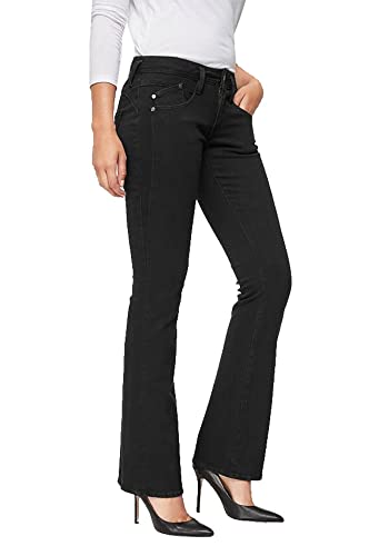 Herrlicher Damen Jeans Gina Boot (31W / 32L, 813 lamp Black) von Herrlicher