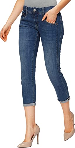 Herrlicher Damen Jeans Gina Slim Cropped (26W, 055 medium) von Herrlicher