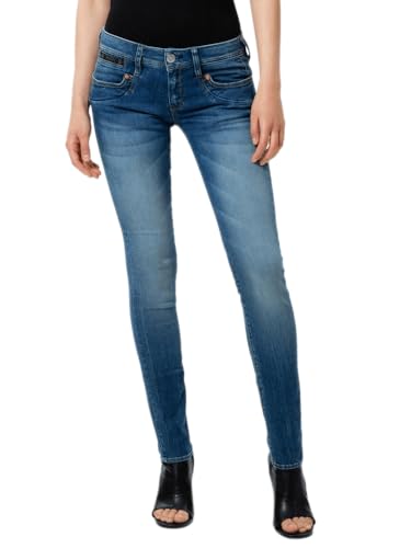 Herrlicher Damen Jeans Piper Blue Denim 27" "30 von Herrlicher