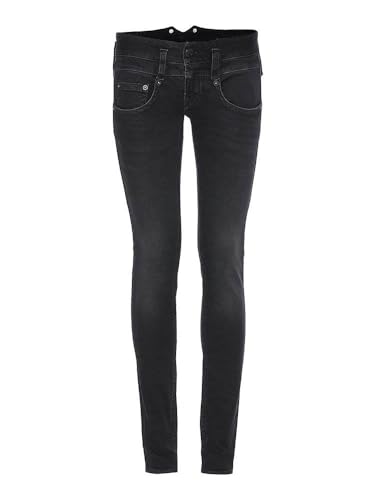 Herrlicher Damen Jeans Pitch Slim (DE/NL/SE/PL, Bundweite & Schrittlänge, 27, 32, 717 Black Used) von Herrlicher