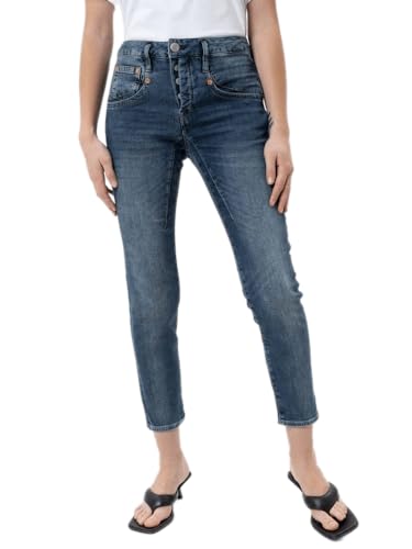 Herrlicher Damen Jeans Shyra 5318 D9648 Cropped Jogg Denim Boyfriend Jeanshose Hohe Leibhöhe von Herrlicher