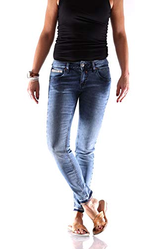 Herrlicher Damen Jeans Touch Cropped Blue Denim 25 von Herrlicher