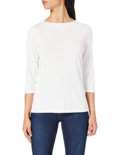 Herrlicher Damen Manila Short Micromodal T-Shirt, Chalk 132, M von Herrlicher