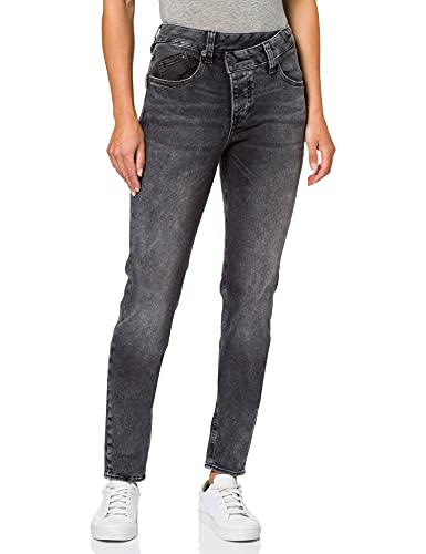 Herrlicher Damen Maze Slim Denim Black Cashmere Touch Jeans, Tar 623, W31/L32 von Herrlicher