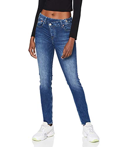 Herrlicher Damen Maze Slim Denim Cashmere Touch Jeans, Vivid 703, W28/L32 von Herrlicher